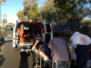  يافا: إصابة متوسطة لسائق دراجة نارية بحاث طرق ذاتي في شارع "هبعشاط"